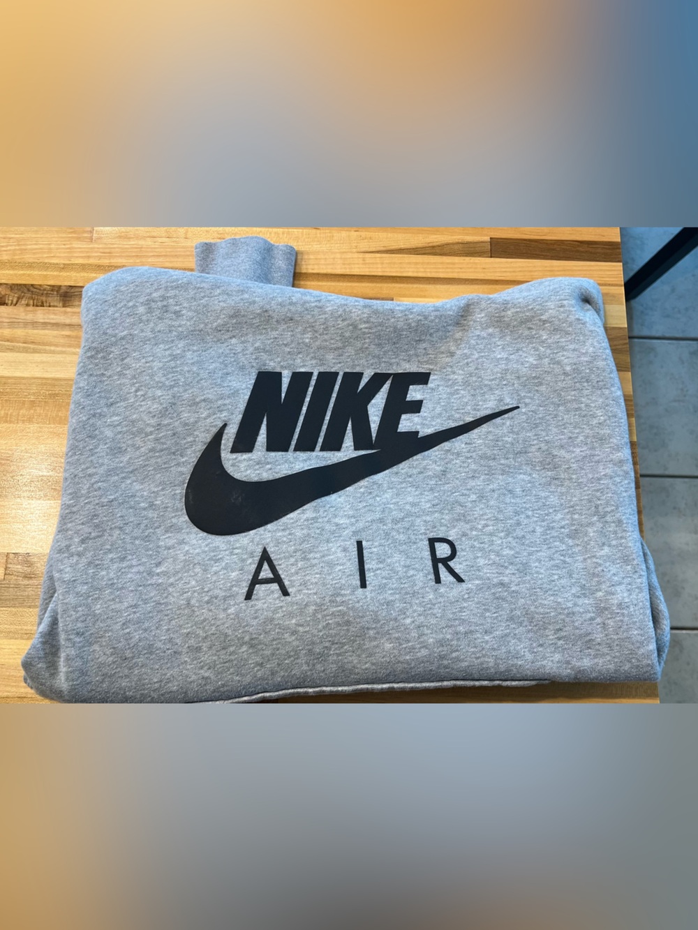 Nike Air Gray Hoodie- Mens size medium - Picture 3 of 5